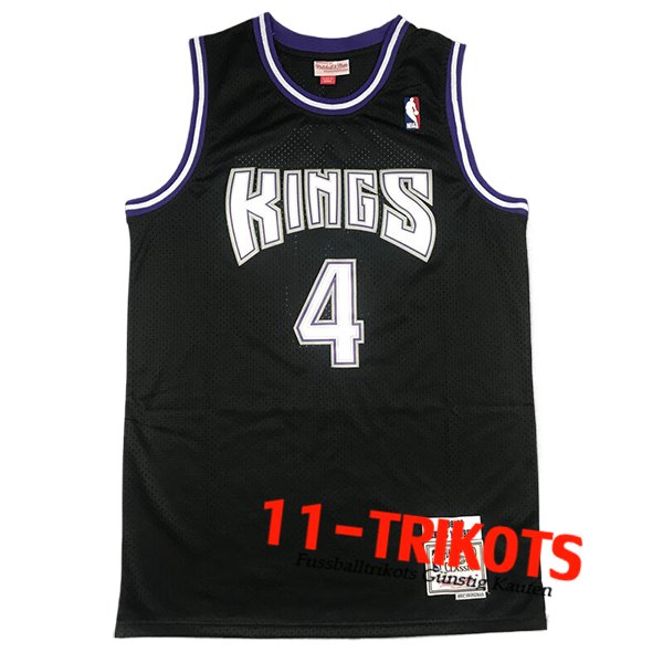 Sacramento Kings Trikot (WEBBER #4) 2024/25 Schwarz/Weiß