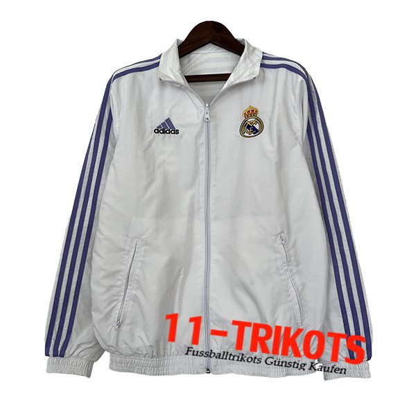 Real Madrid Windjacke Weiß/Blau 2024/2025 -02