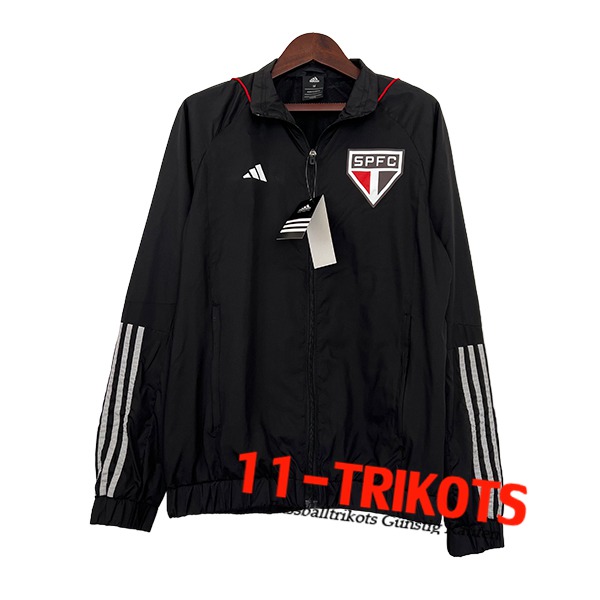 Sao Paulo FC Windjacke Schwarz 2024/2025 -02