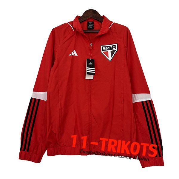 Sao Paulo FC Windjacke Rot 2024/2025