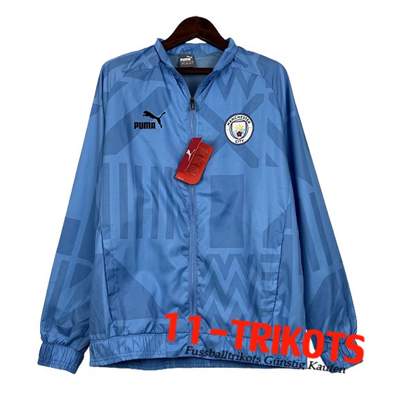 Manchester City Windjacke Blau 2024/2025