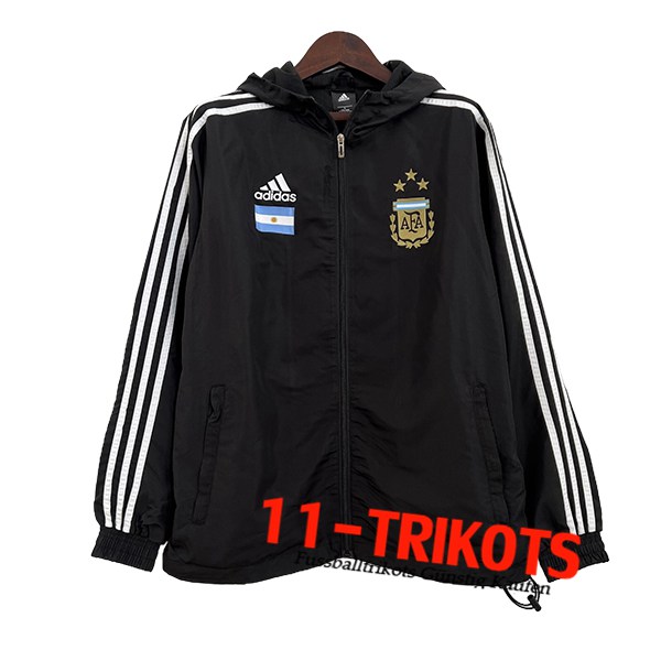 Argentinien Windjacke Schwarz 2024/2025