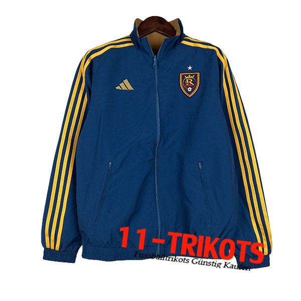 Real Salt Lake Windjacke Blau/Gelb 2024/2025