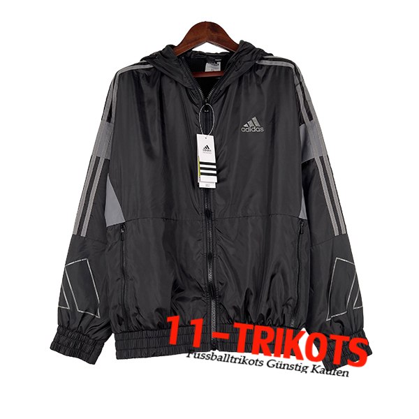 Adidas Windjacke Schwarz/Grau 2024/2025