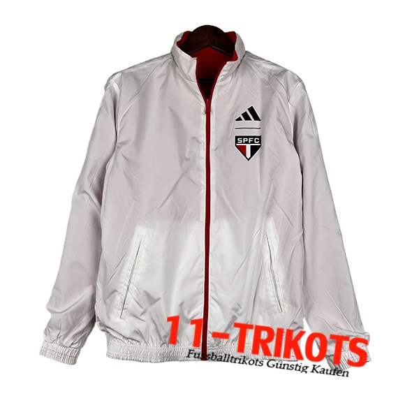 Sao Paulo FC Windjacke Weiß 2024/2025