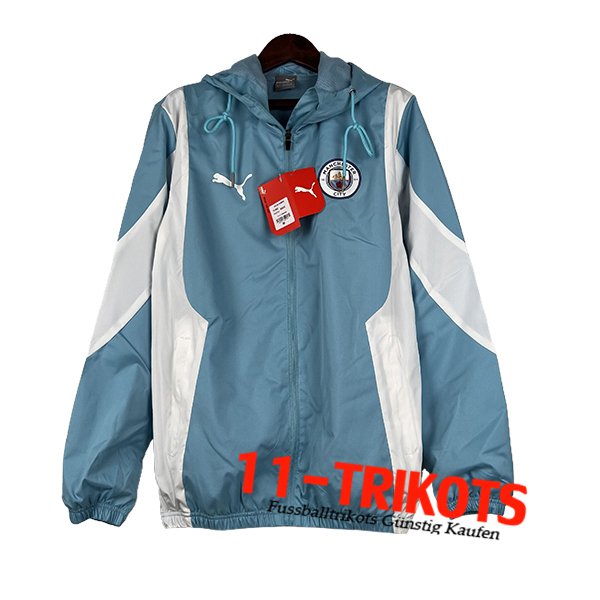 Manchester City Windjacke Blau/Weiß 2024/2025