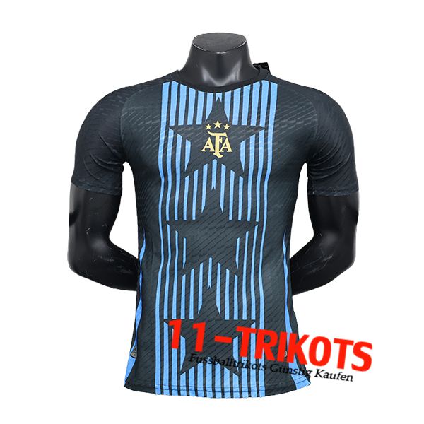 Argentinien Fussball Trikots Special Edition Schwarz/Blau 2024/2025