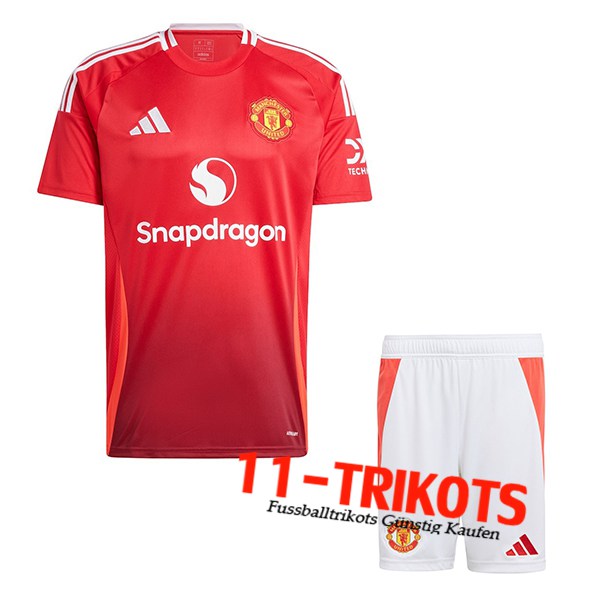 Manchester United Heimtrikot + Shorts 2024/2025