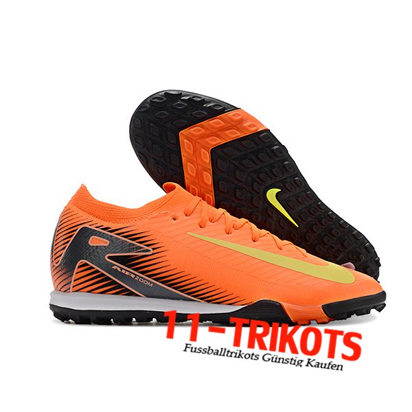 Nike Fussballschuhe Air Zoom Mercurial Vapor XVI Elite TF Orange/Schwarz/Gelb