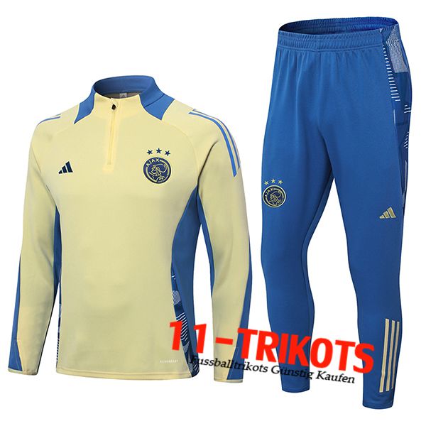 Ajax Trainingsanzug Gelb/Blau 2024/2025