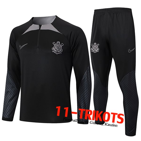 Corinthians Trainingsanzug Schwarz/Grau 2024/2025