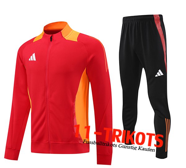 Adidas Trainingsanzug Trainingsjacke Rot/Orange 2024/2025 -02