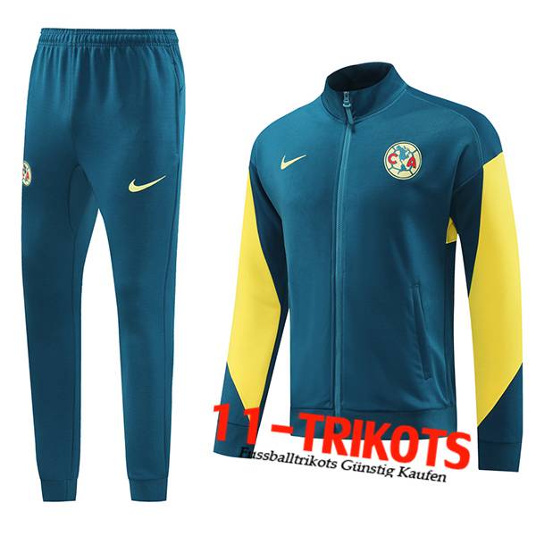 Club America Trainingsanzug Trainingsjacke Grün/Gelb 2024/2025