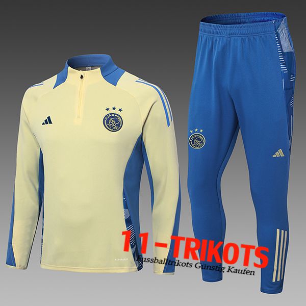 Ajax Trainingsanzug Kinder Gelb/Blau 2024/2025