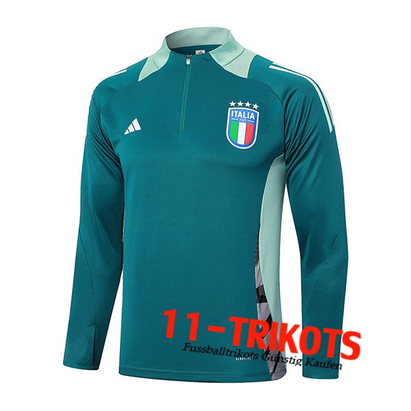 Italien Training Sweatshirt Grün 2024/2025