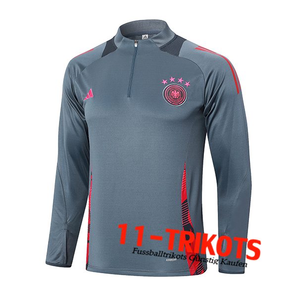 Deutschland Training Sweatshirt Grau/Rosa 2024/2025