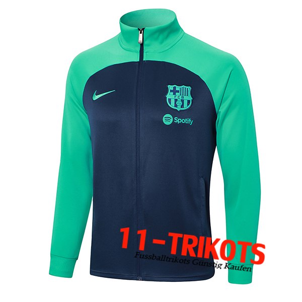 FC Barcelona Trainingsjacke Blau/Grün 2024/2025