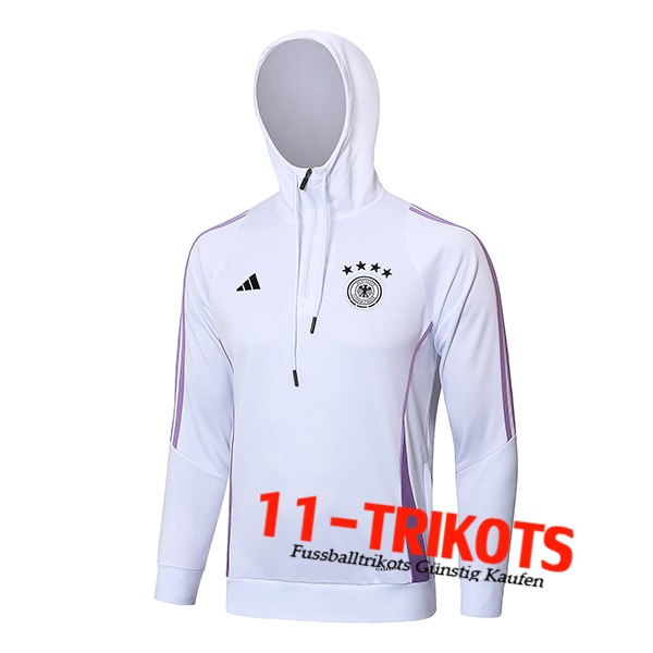 Deutschland Trainingsjacke Mit Kapuze Weiß/lila 2024/2025