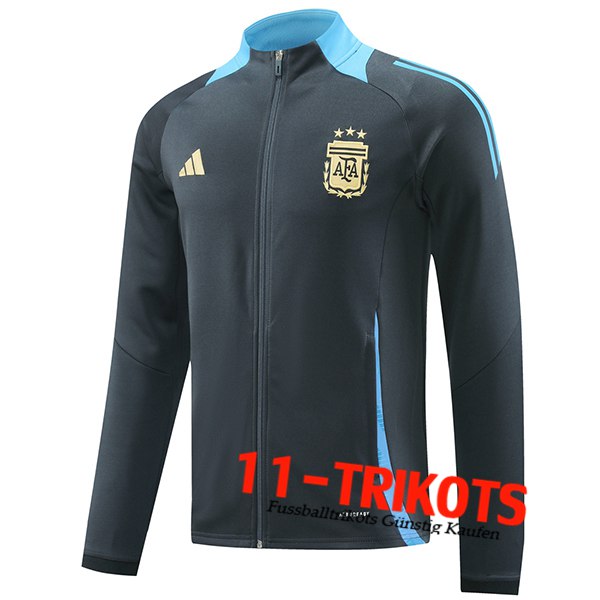 Argentinien Trainingsjacke Dunkelgrau 2024/2025