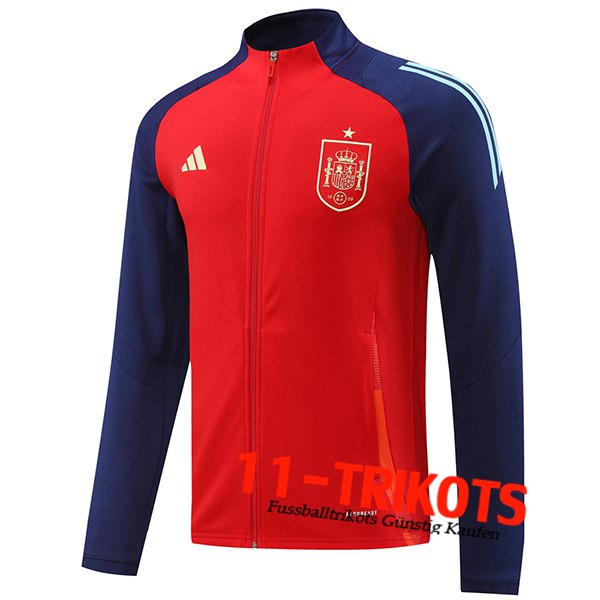 Spanien Trainingsjacke Rot/lila 2024/2025