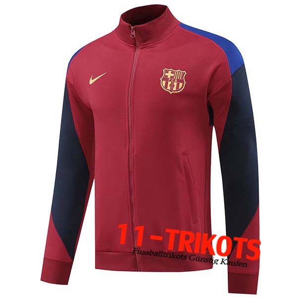 FC Barcelona Trainingsjacke Rot/Schwarz 2024/2025