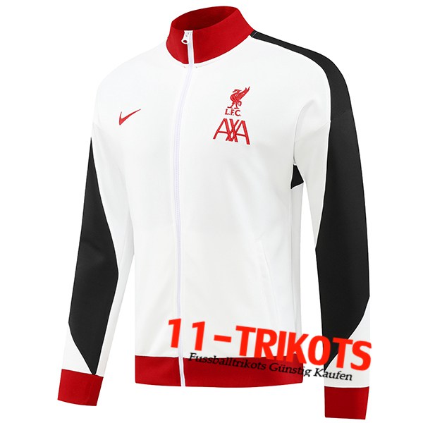 FC Liverpool Trainingsjacke Weiß/Rot/Schwarz 2024/2025