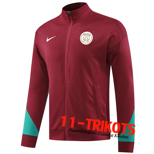 PSG Trainingsjacke Rot/Grün 2024/2025