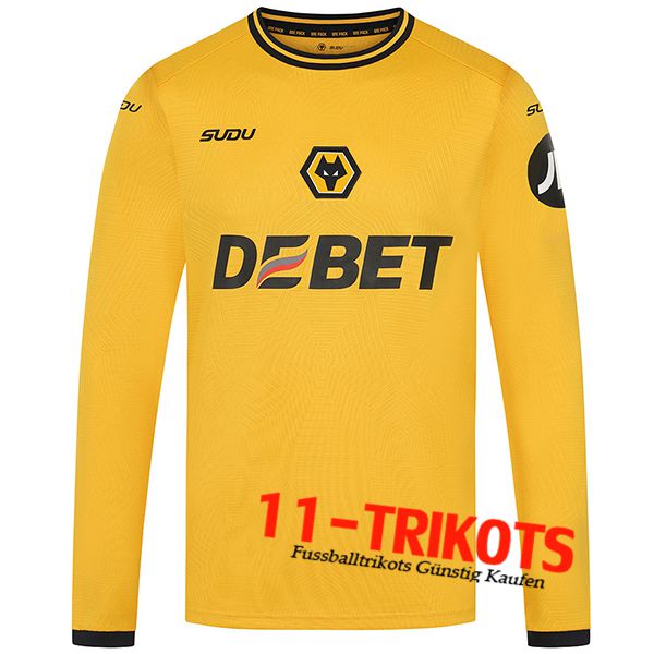 Neues Wolves Heimtrikot Langarms 2024/2025