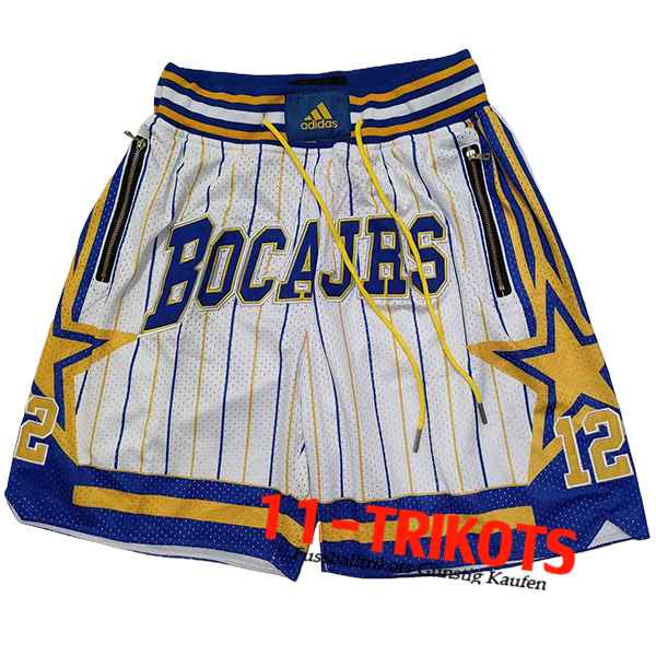 Indiana Pacers Shorts NBA 2024/25 Weiß/Gelb/Blau