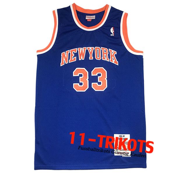 New York Knicks Trikot (EWING #33) 2024/25 Blau/Orange