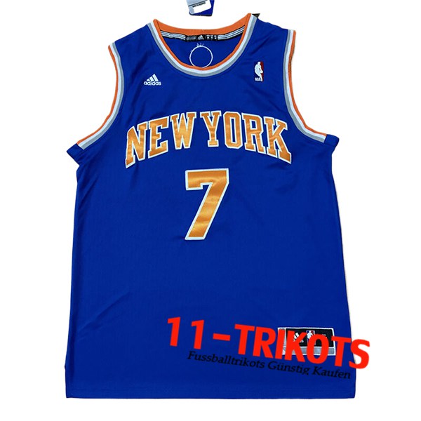 New York Knicks Trikot (ANTHONY #7) 2024/25 Blau/Gelb