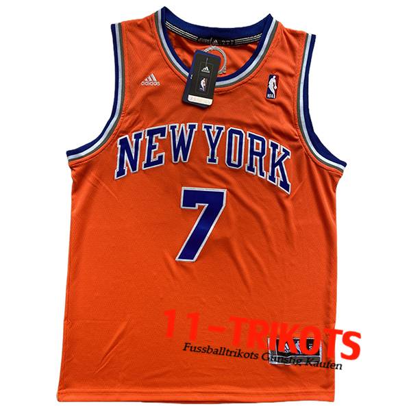 New York Knicks Trikot (ANTHONY #7) 2024/25 Orange/Blau