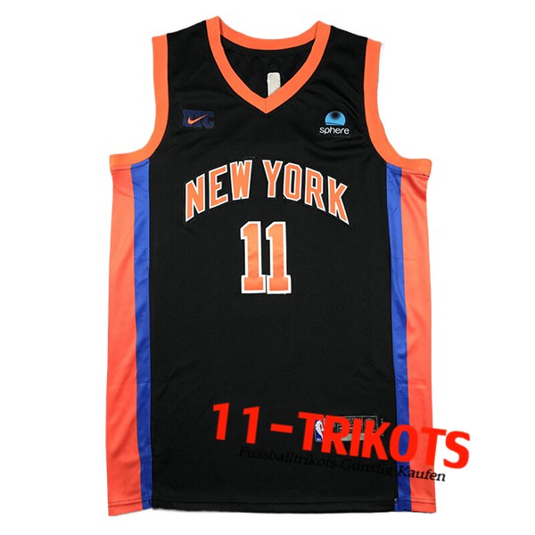 New York Knicks Trikot (BraunSON #11) 2024/25 Schwarz/Orange/Blau -02