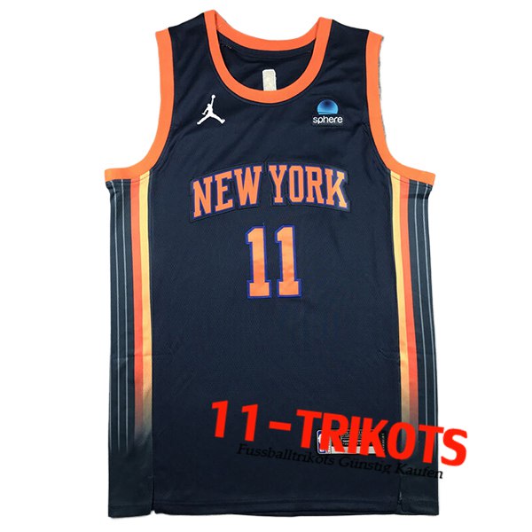 New York Knicks Trikot (BraunSON #11) 2024/25 Schwarz/Orange -02