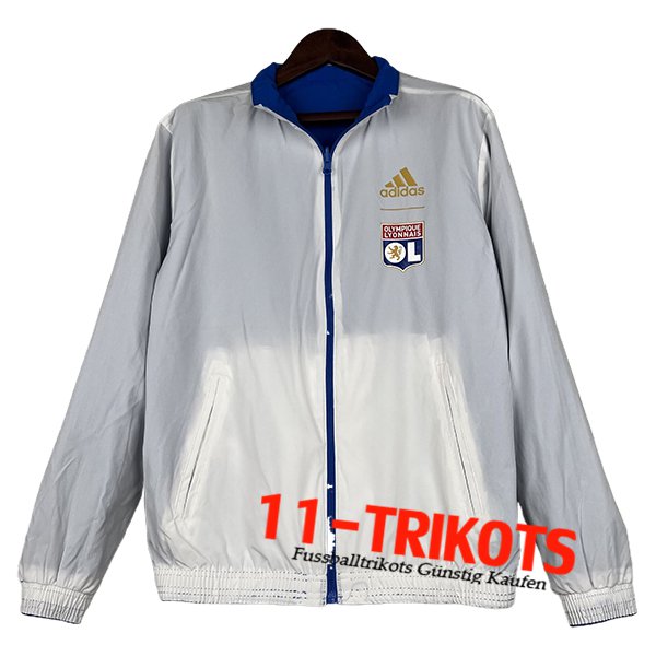 lyon Windjacke Grau/Weiß 2024/2025