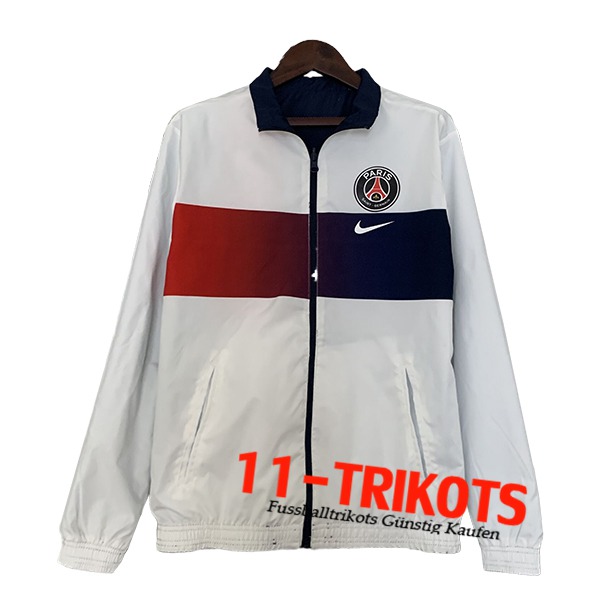 PSG Windjacke Weiß/Rot/Blau 2024/2025