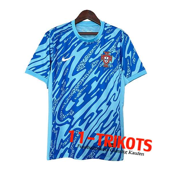 Portugal Fussball Trikots Torhuter Blau 2024/2025