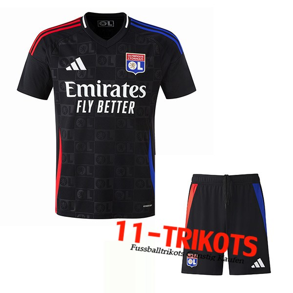 lyon Auswärtstrikot + Shorts 2024/2025