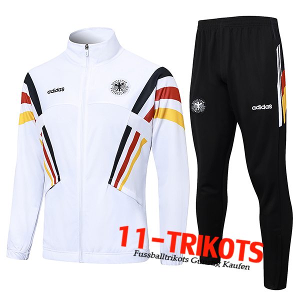 Deutschland Trainingsanzug Trainingsjacke Weiß 2024/2025