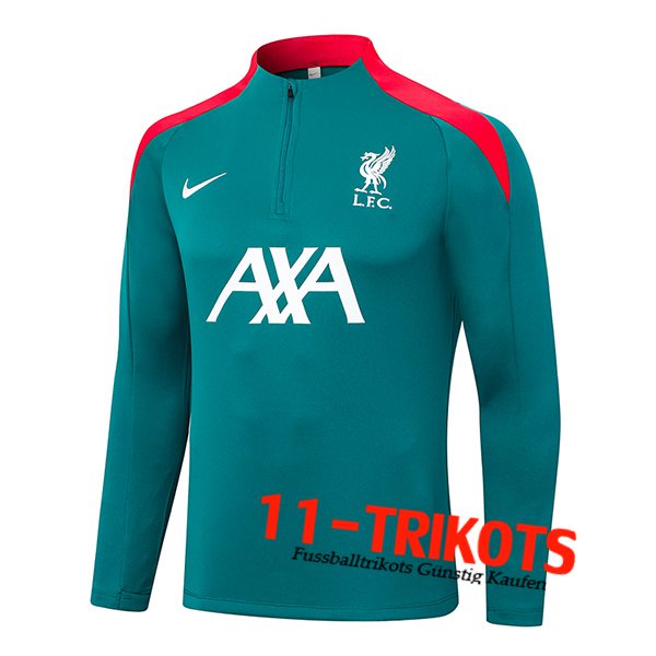 FC Liverpool Training Sweatshirt Grün/Rot 2024/2025