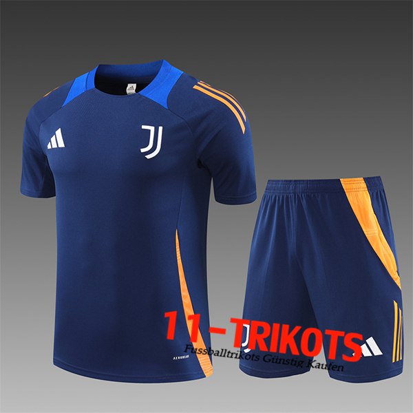 Juventus Trainingstrikot Kinder Blau/Orange 2024/2025