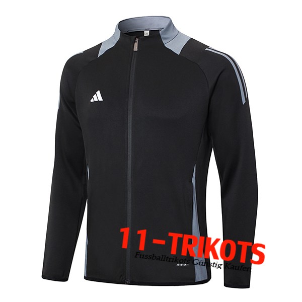 Adidas Trainingsjacke Schwarz/Grau 2024/2025