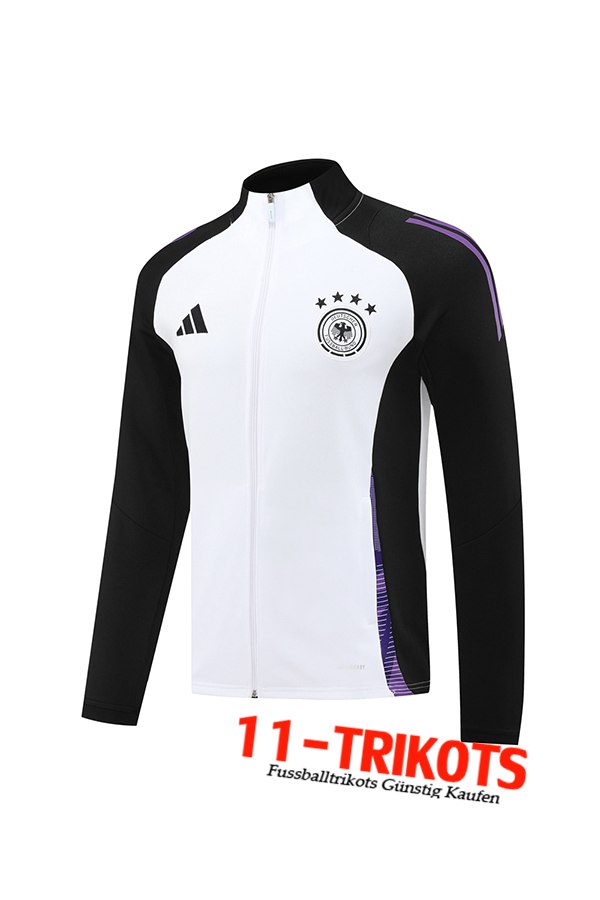 Deutschland Trainingsjacke Schwarz/Weiß/lila 2024/2025