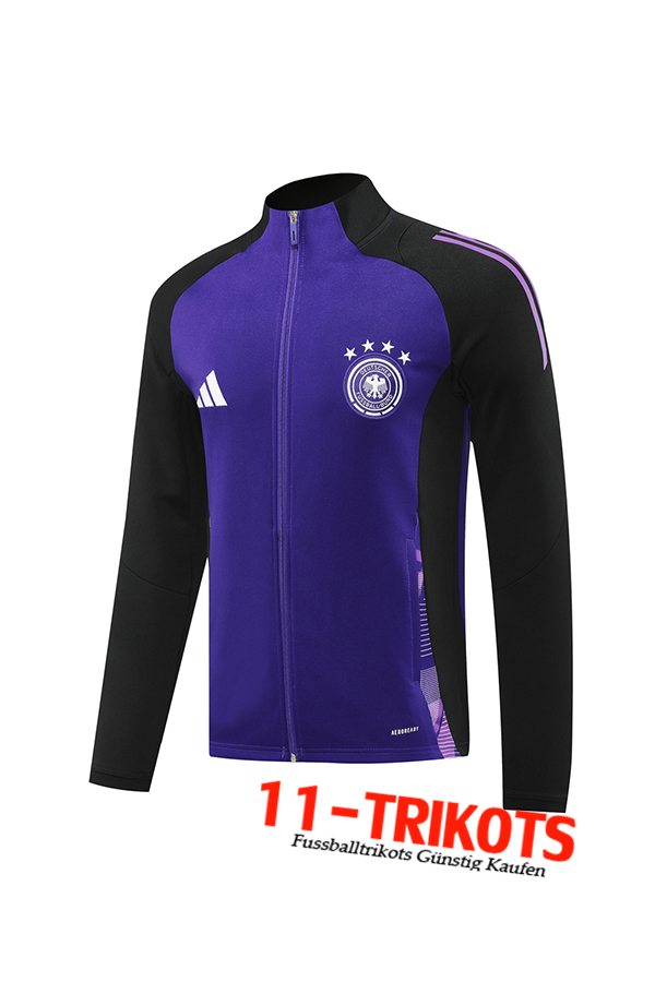 Deutschland Trainingsjacke Schwarz/lila 2024/2025 -03