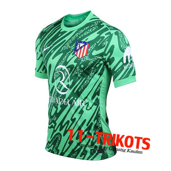 Atletico Madrid Fussball Trikots Torhuter Grün 2024/2025