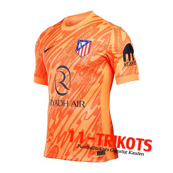 Atletico Madrid Fussball Trikots Torhuter Orange 2024/2025