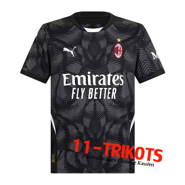 AC Milan Fussball Trikots Torhuter Schwarz 2024/2025