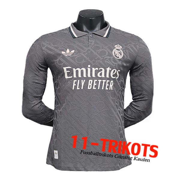 Real Madrid Langarms Third Trikot 2024/2025