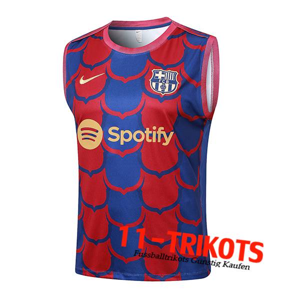 FC Barcelona Trainings-Tanktop Rot/Blau 2024/2025