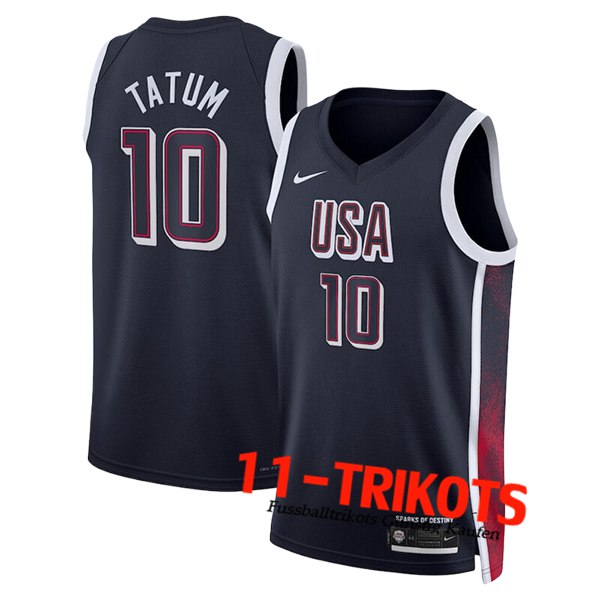 USA Trikot (TATUM #10) 2024/25 Schwarz